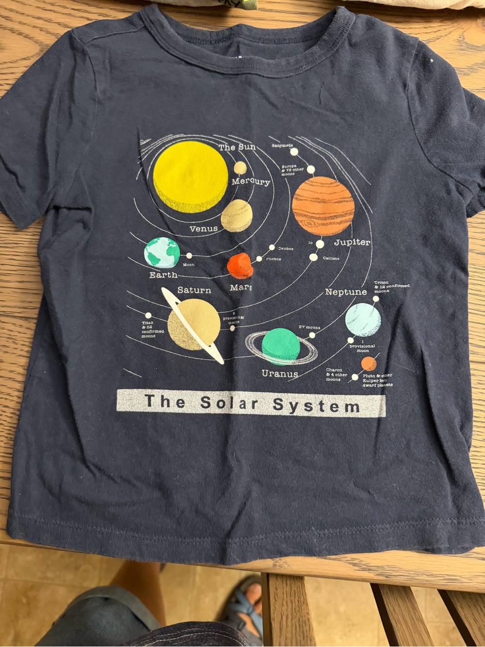 Kids' Solar System Graphic Tee - Navy